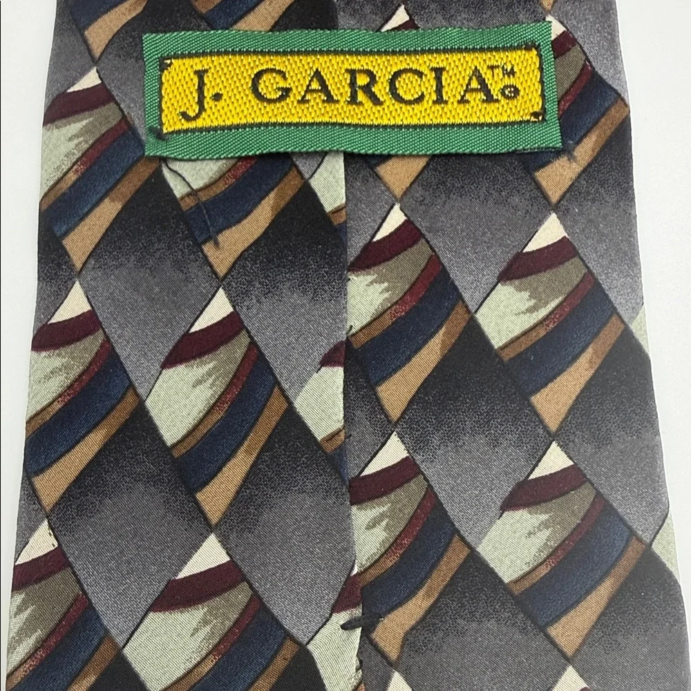 J. Garcia Men's Tie Clockworks Collection Eight 100% silk made in the USA